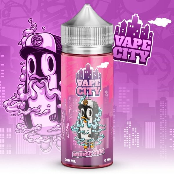 Eliquide Bubble Gum - Vape City - 100 ml