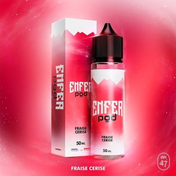 Eliquide Fraise Cerise - Enfer Pod - 50 ml