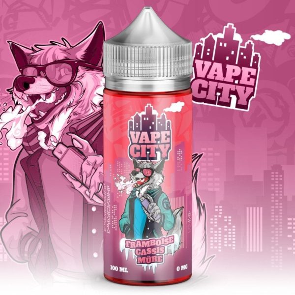 Eliquide Framboise Cassis Mûre - Vape City - 100 ml