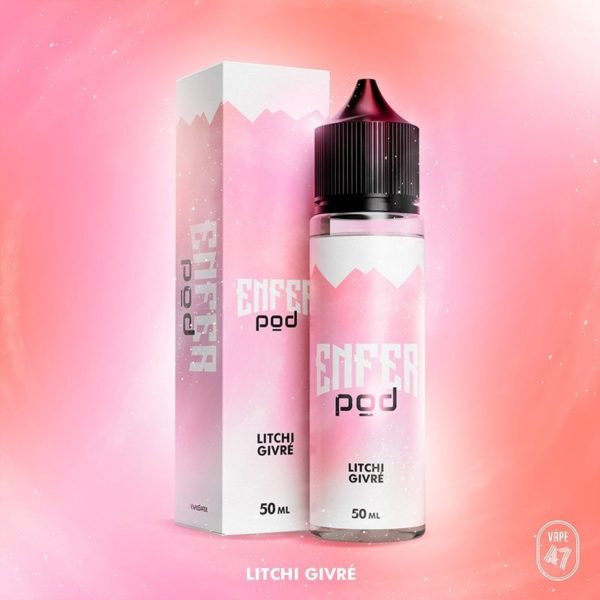 Eliquide Litchi Givré - Enfer Pod - 50 ml