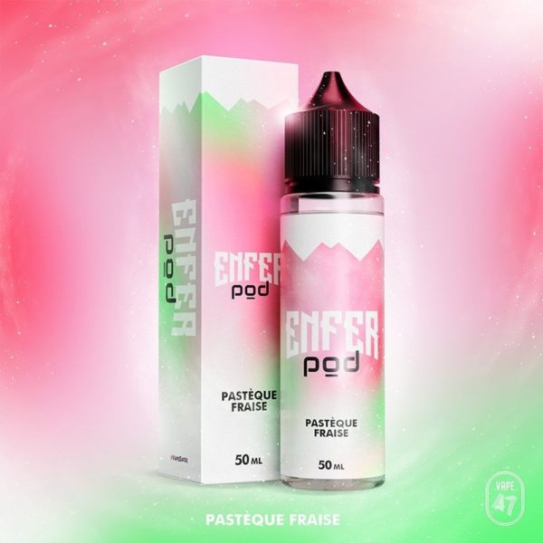 Eliquide Pastèque fraise - Enfer Pod - 50 ml